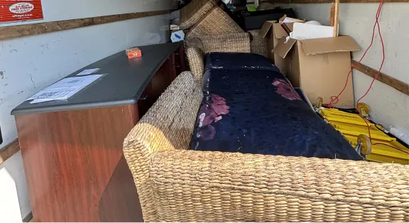 Commercial junk removal and property cleanout project