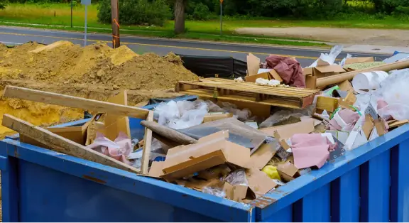Construction debris removal and contractor cleanup project